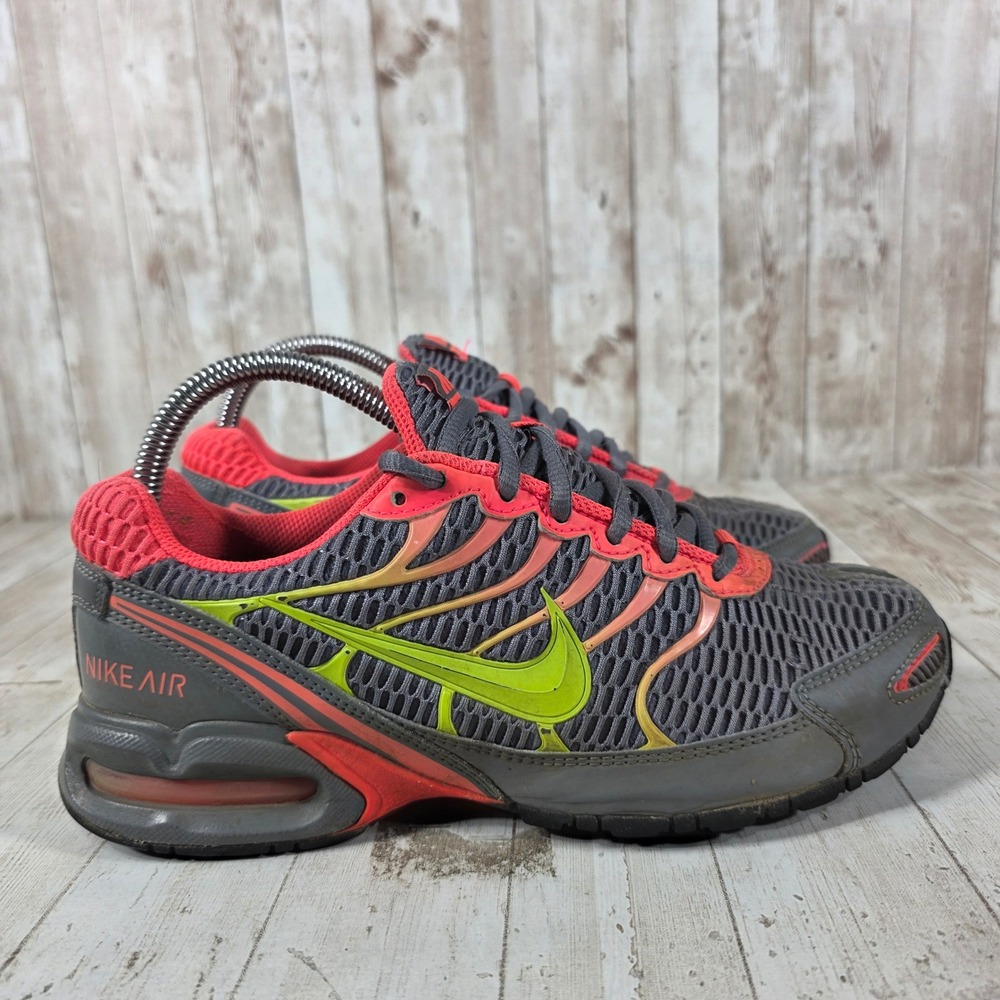 Nike Air Torch 4 Womens Running‎ Shoes Grey Pink Lime Green 343851-076 Size 8